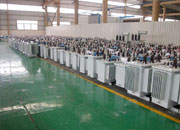 广西油浸式变压器成品车间